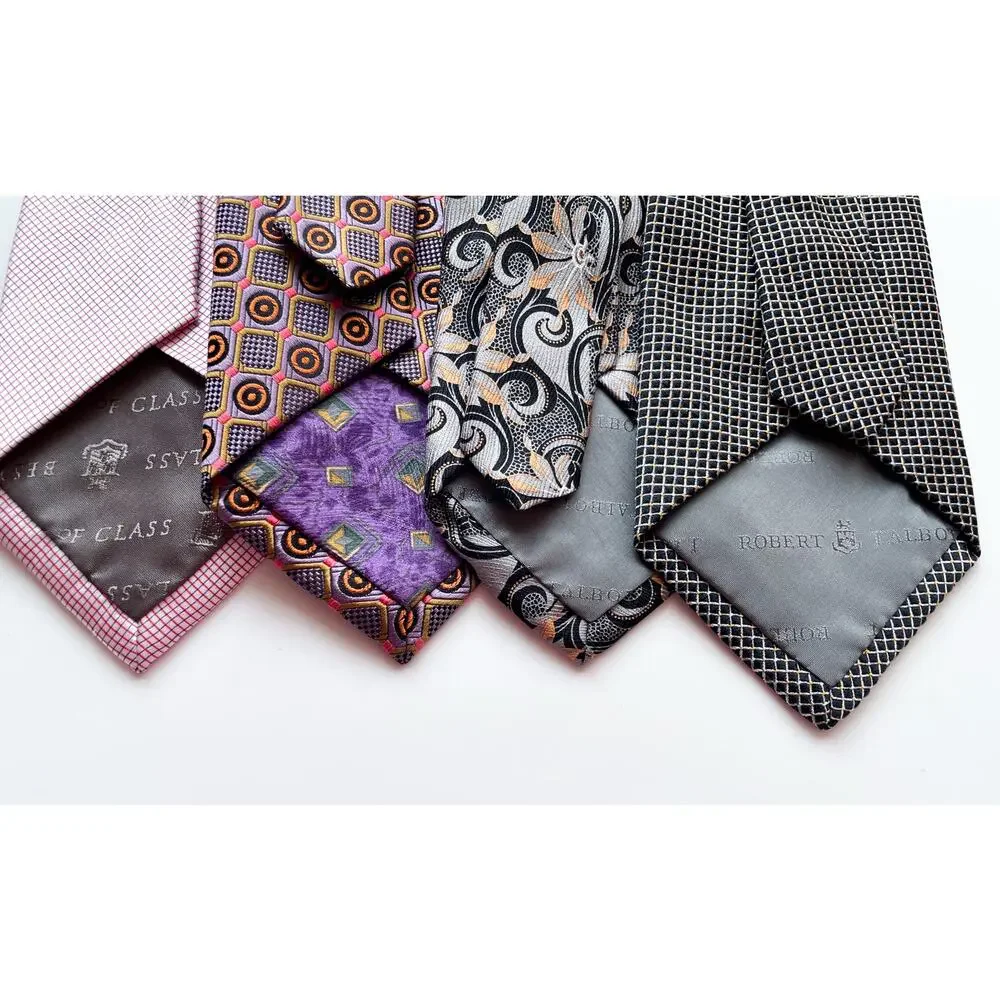 Robert Talbott Silk Men's Neck Tie Bundle